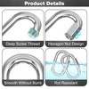 phepetroll M6-50 Pack 2.3” Quick Links Chain Connectors, 1/4″ Galvanized