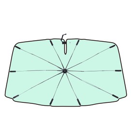 Rain Cats Windshield Sun Shade car Interior Accessories Window Umbrella Front Windshield,Portable Folding Sunshade for Car Window Automotive Interior Essential Pink for Women (Mint)