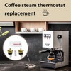 Coffee Steam Thermostat Replacement, M4 Thread, 107°C & 145°C for