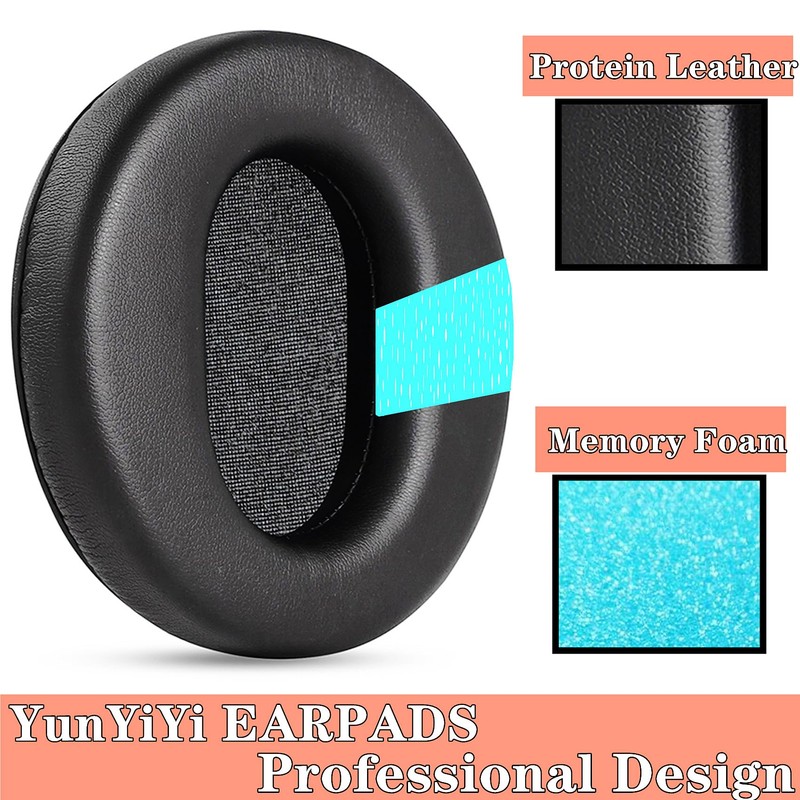 YunYiYi E50BT S500 Replacement Ear Pads Compatible with JBL Synchros