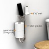 AquaChase 3-in-1 Toilet Safety Grab Bar with Built-in Tissue Paper