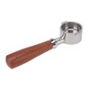 51mm Bottomless Portafilter 2 Ears Stainless Steel Basket and Redwood