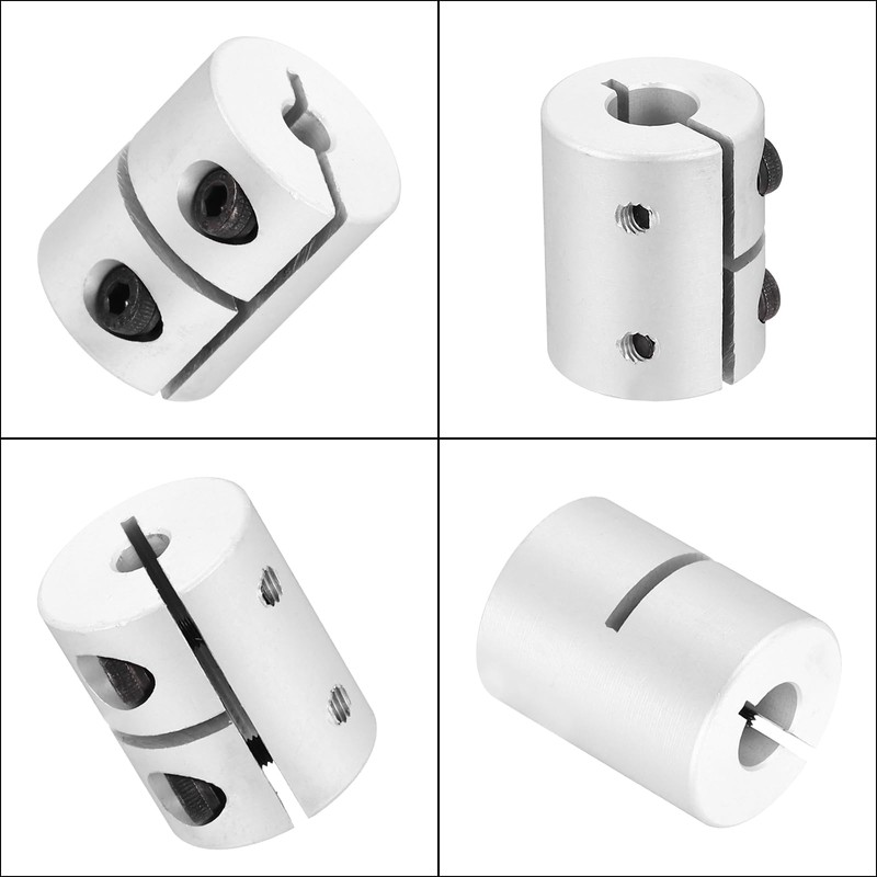 MECCANIXITY 2PCS Shaft Coupling 5 to 8mm(ID) 25mm(L) Aluminum Alloy
