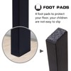 HOUCHICS Wooden Step Stool for Adults with 400lb, Wood Step