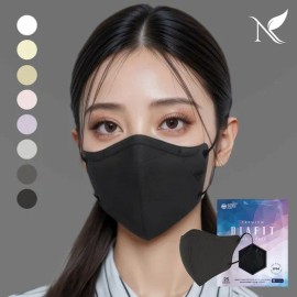 다이아핏 KF94 100매입 파우치 대형 블랙 Diafit KF94 100 Pieces Pouch Large Black