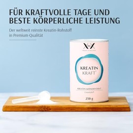 XbyX XbyX Creatine Strength | 100% Creatine Monohydrate Powder for Women | Highest bioavailability | Creatine for muscles & physical performance | Tasteless & vegan | Muscle building powder | Supplement