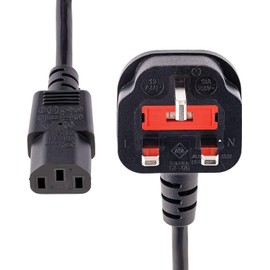Power Plug Lead 3 Pin Desktop Cable For PC Monitor Projector, Computer Power Cable, AC Power Cord, Power Supply Cable Lead, Plug Lead Cord Printer.