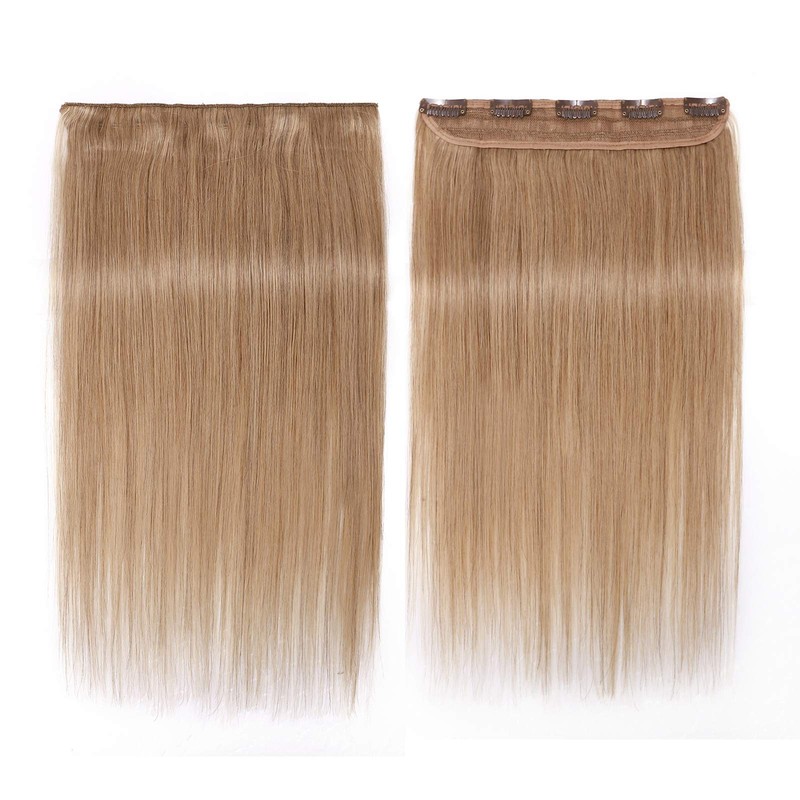 18" One Piece Clip in Hair Extension 100% Remy Human