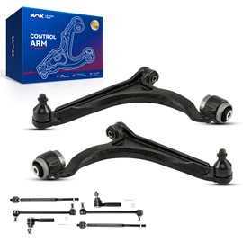 KAX Front Lower Control Arm w/Ball Joint & Sway Bars & Tie Rods Suspension Kit for Chrysler Pacifica 2004 2005 2006 2007 2008 K621361 K621362 8pcs