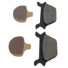 4PCs Motorcycle Front And Rear Brake Pads Brake Accessory Replacement