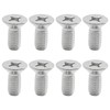 Hoypeyfiy 93600-06014-0H 8PCS Brake Disc Rotor Fixing Screws Replacement for