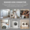 Operitacx 2 Sets Washing Machine Drain Adapter, 21mm Dishwasher Hose