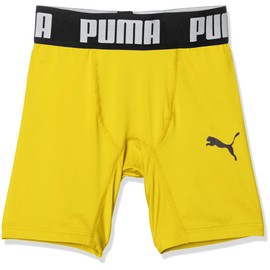 Puma 656334 Kids Compression Inner Pants, Spats, 24 Fall/Winter Color Cyber Yellow (07)