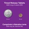 Webber Naturals Vitamin B12 1200 mcg, Timed Release, 80 Tablets,