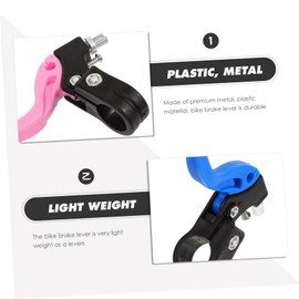 Sosoport 2 Pairs Bike Brake Lever Handlebar Brakes Lightweight Durable Levers Easy to Operate Suitable for Boys and Colors