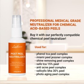 Ane Lumiere Chemical Peel for Face Neutralizer Post Peel PH balancing with chamomile and green tea extracts 2 fl oz 60 ml