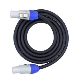 Toronce Hand-Built PowerCon Cable AC 14 AWG Power Cable for LED Display Screen Light Extension Speakon Cable (White, 6Feet)