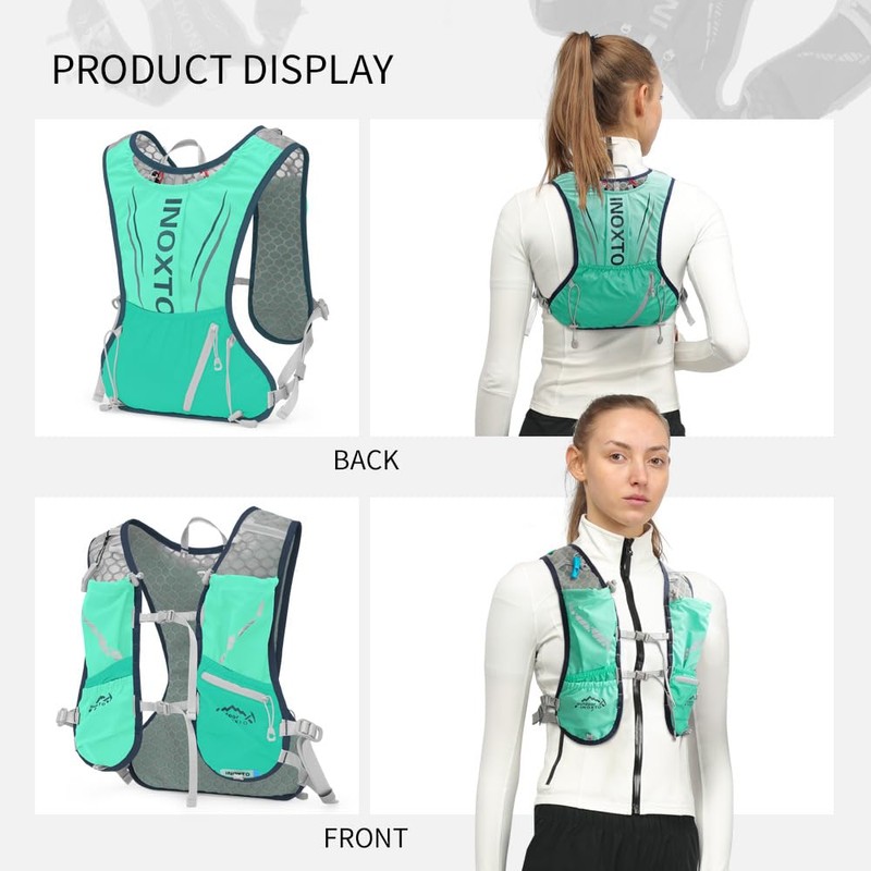IX INOXTO Running Hydration Vest for Men Women Water Backpack