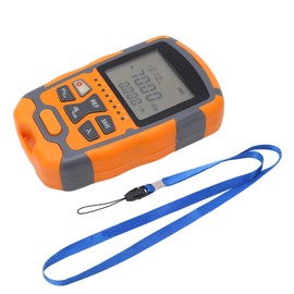 Handheld Optical Power Meter Multifunctional Optical Fiber Cable Tester with LED Light 30MW