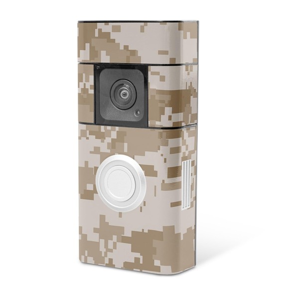 MightySkins Skin Compatible with Ring Video Doorbell Plus - Desert