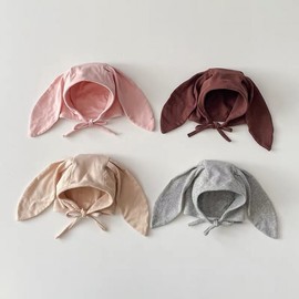 Cute Long-Eared Rabbit Baby Hat for Spring and Autumn 36-45cm/Long Ear Pink 3ea