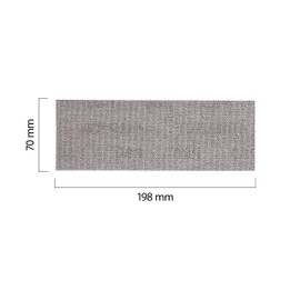 Mirka Abranet 5415005080 Mesh Sanding Strips 70 x 198 mm Velcro / Grain P80 / Pack of 50 / for Sanding Wood, Spatula, Varnish, Plastic