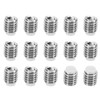 PATIKIL M5x5mm Nylon Tip Grub Screw, 15 Pack Metric Hex