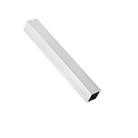 TA-VIGOR 6063 Aluminum Square Tube, 25mm x 25mm x 1mm Wall Thickness 200mm Length Seamless Straight Pipe Rectangular Tubing for Industrial Housing Construction
