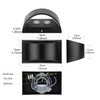 Lightess Modern Wall Sconces Indoor Wall Lamp Dimmable LED Up
