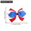 4th of July Hair Bow Clips - 2 Pcs Red