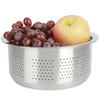 MultiFunctional Stainless Steel Rice Steaming Basket Vegetable Cleaning Fruit Basket