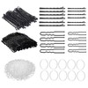 500 Stück Haarnadeln Set, 5-7 cm U-förmige Bobby Pins, Haarklammern