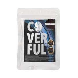 Fibra Capilar Coverful Premium 100 Gramos Para Cubrir Calvicie, Canas y Dar Volumen Al Cabello (Cafe oscuro)