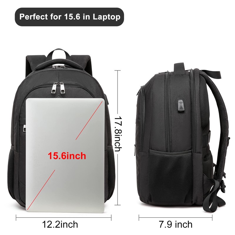 Men's School Backpack Boys Girls Teenagers Waterproof School Bag for
