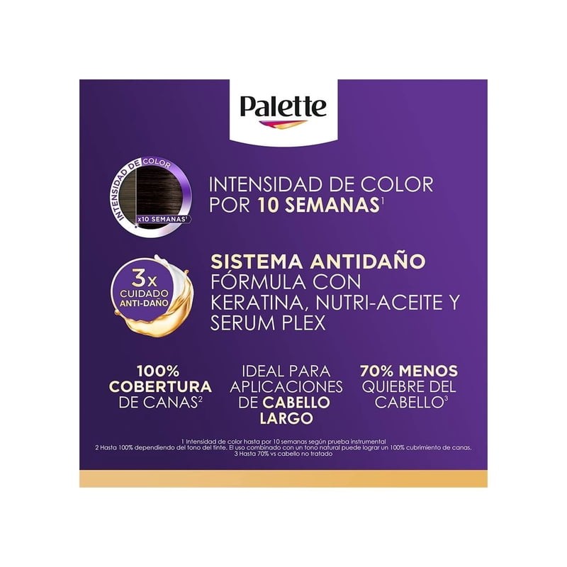 Tinte para cabello Palette Intensive Color Creme Kit Rubio Cobrizo