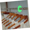 Ciieeo 20pcs Green Round Closet Dividers Blank Clothing Rack Labels