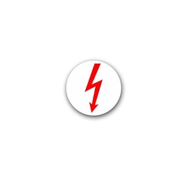 A3102 Sticker Electric Lightning Electrician High Voltage Electrician Fun 7 x 7 cm