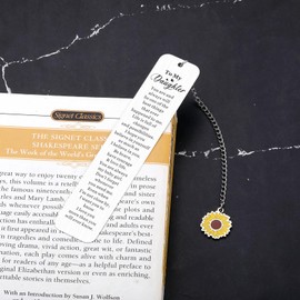 Easter Basket Essentials, Easter Basket Stuffers, Easter Gifts for Girls Daughter Bookmark from Mom, Daughter Birthday Gifts from Mom, Daughter Back to School Christmas Graduation Gifts for Her