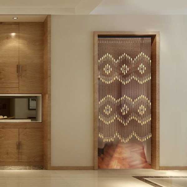 Unbranded Wooden Curtain Beads String Door Room Blind Screen Window
