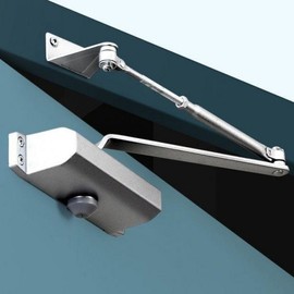 Adjustable Hydraulic Door Closer for Automatic Door Closing and Replacement Front Door Stopper Straight Type