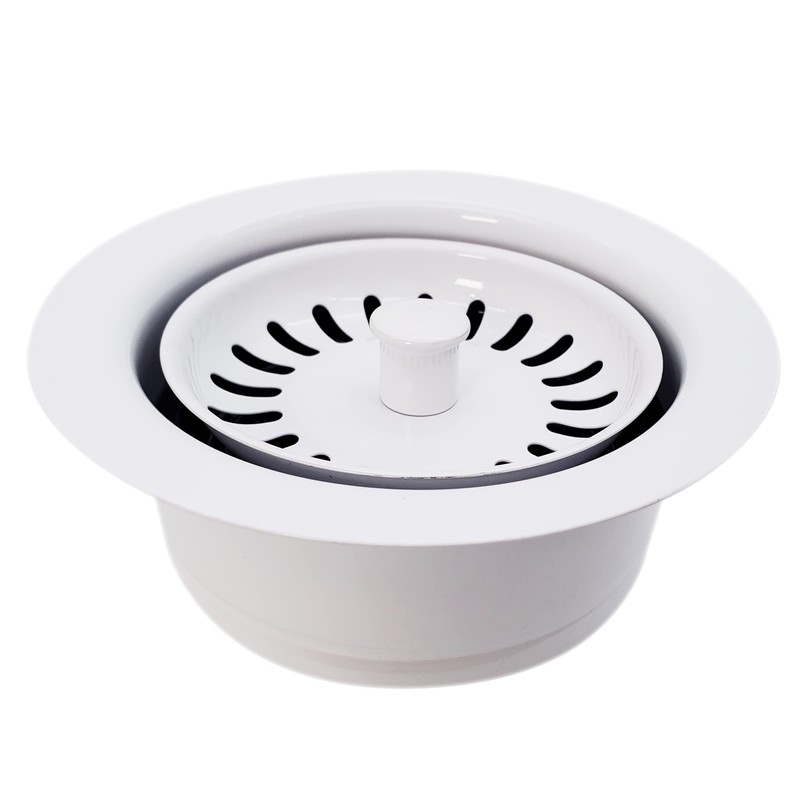 Westbrass D2089SEV-50 3-1/2" Kitchen Sink Waste Disposal Drain Flange and