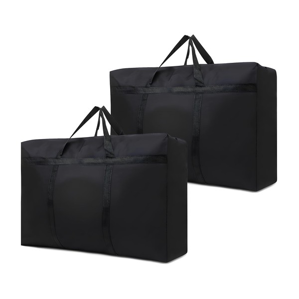 LURVOUS Large Storage Bags with Zippers, 100L Packing Bags, Clothes