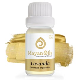 MAYAN OILS Aceite Esencial de Lavanda 100% Puro 100% Naturales de Grado Terapeutico de 10ml