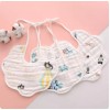 New Arrival Colorful Printing Bamboo Soft Baby Bibs Bamboo Material