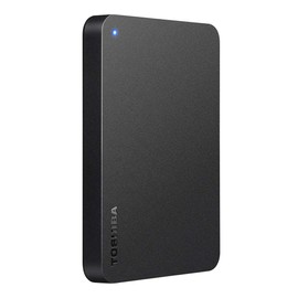 Toshiba Canvio HD-TPA1U3-B/N 1TB USB 3.2 (Gen1) Compatible Portable HDD PC/TV Compatible Buffalo Support Domestic Manufacturer Fault Prediction External Mac Black