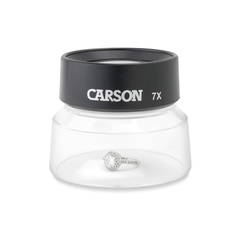 Carson LumiLoupe Lupa de Pie 7X con Doble Lente (LL-77)
