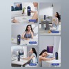 Desktop Tower Fan Profesional Efficient Stepless Speed Adjustable Dual Turbine