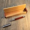 LACHIEVA LUX Elegant Rosewood Rollerball Pen Set.Nice Rose Wood Roller