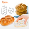 2PCS Bread Dough Press Set Bread Cutters Baking Bread Rolls