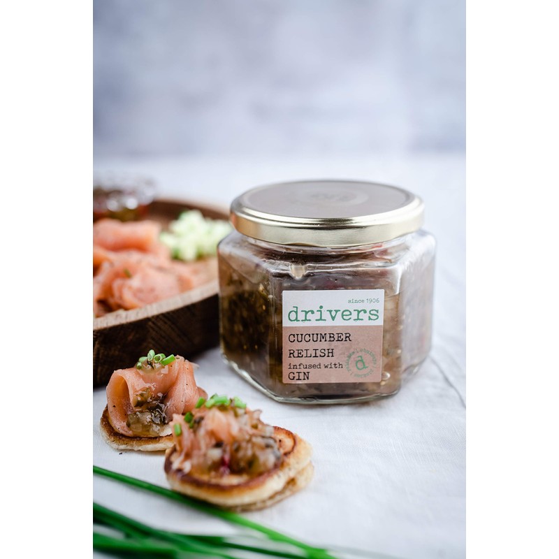Driver's Pickle Cucumber Relish Infused with Gin, 0.35 kg